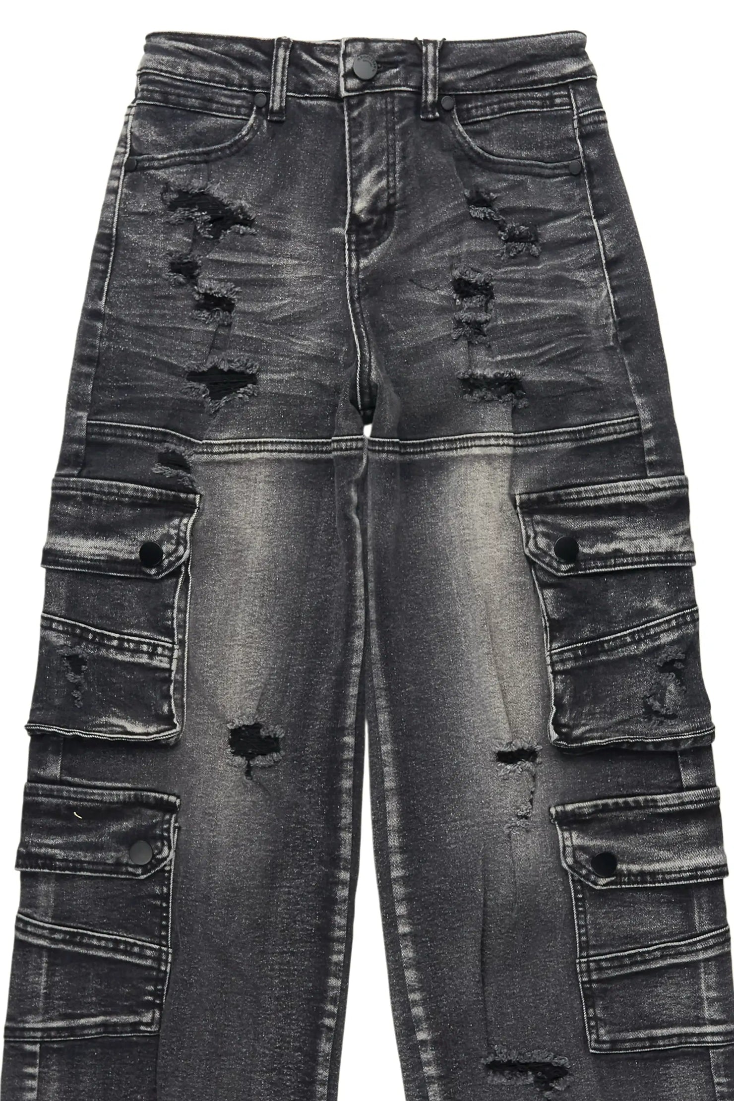 Boys Keylor Dark Grey Baggy Fit Jean