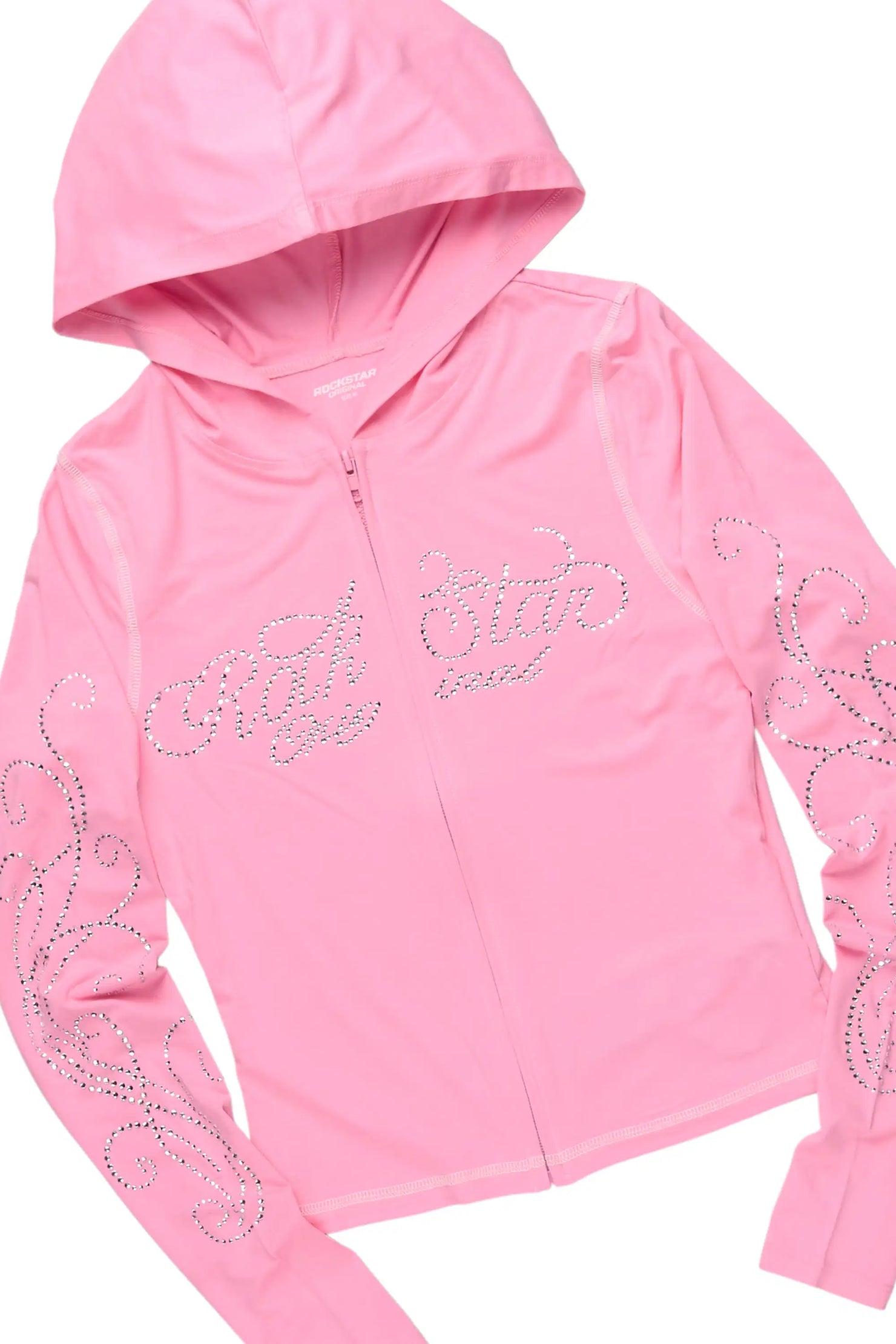 Joella Pink Rhinestone Short Set