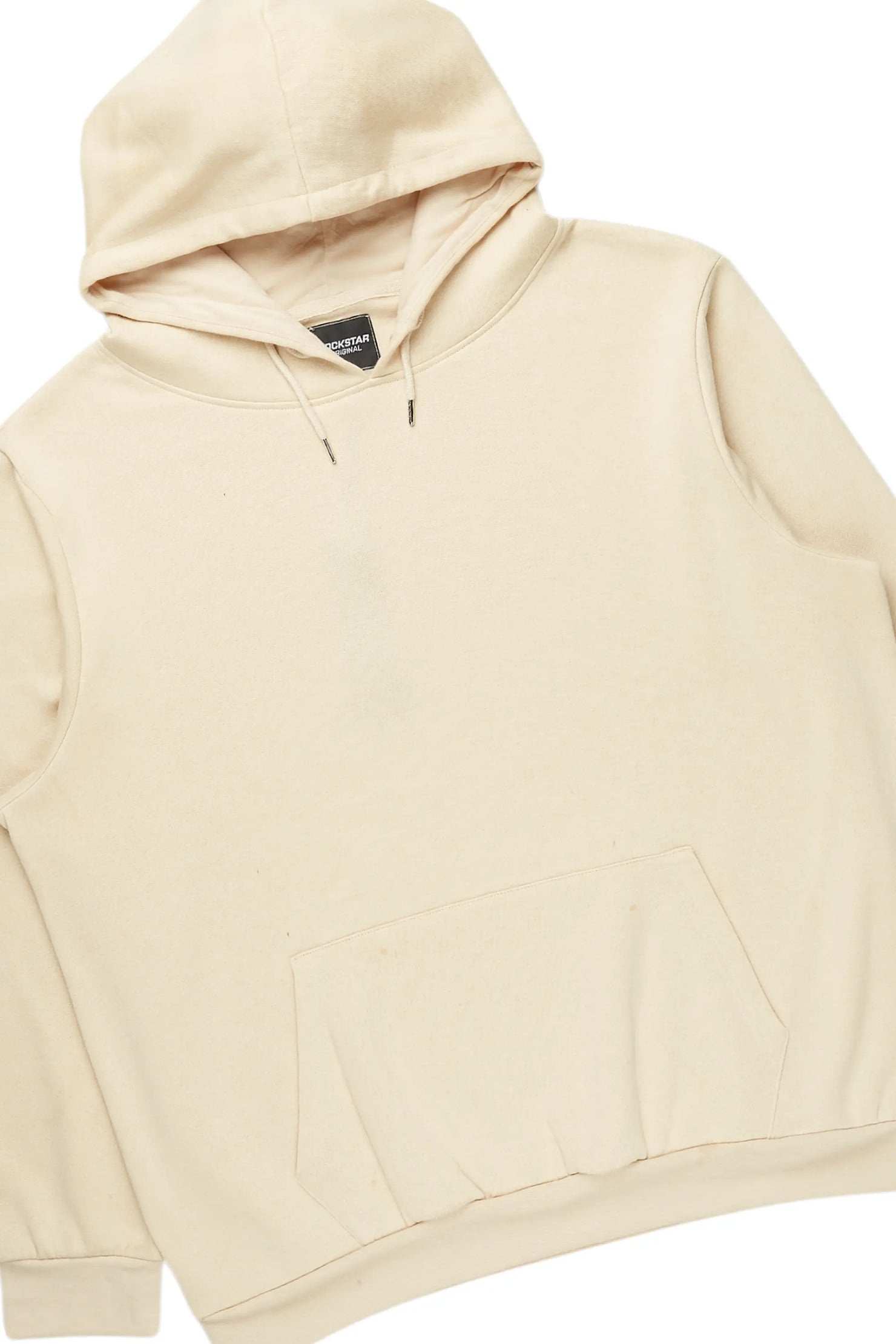 Basic Beige Hoodie/Slim Fit Track Set