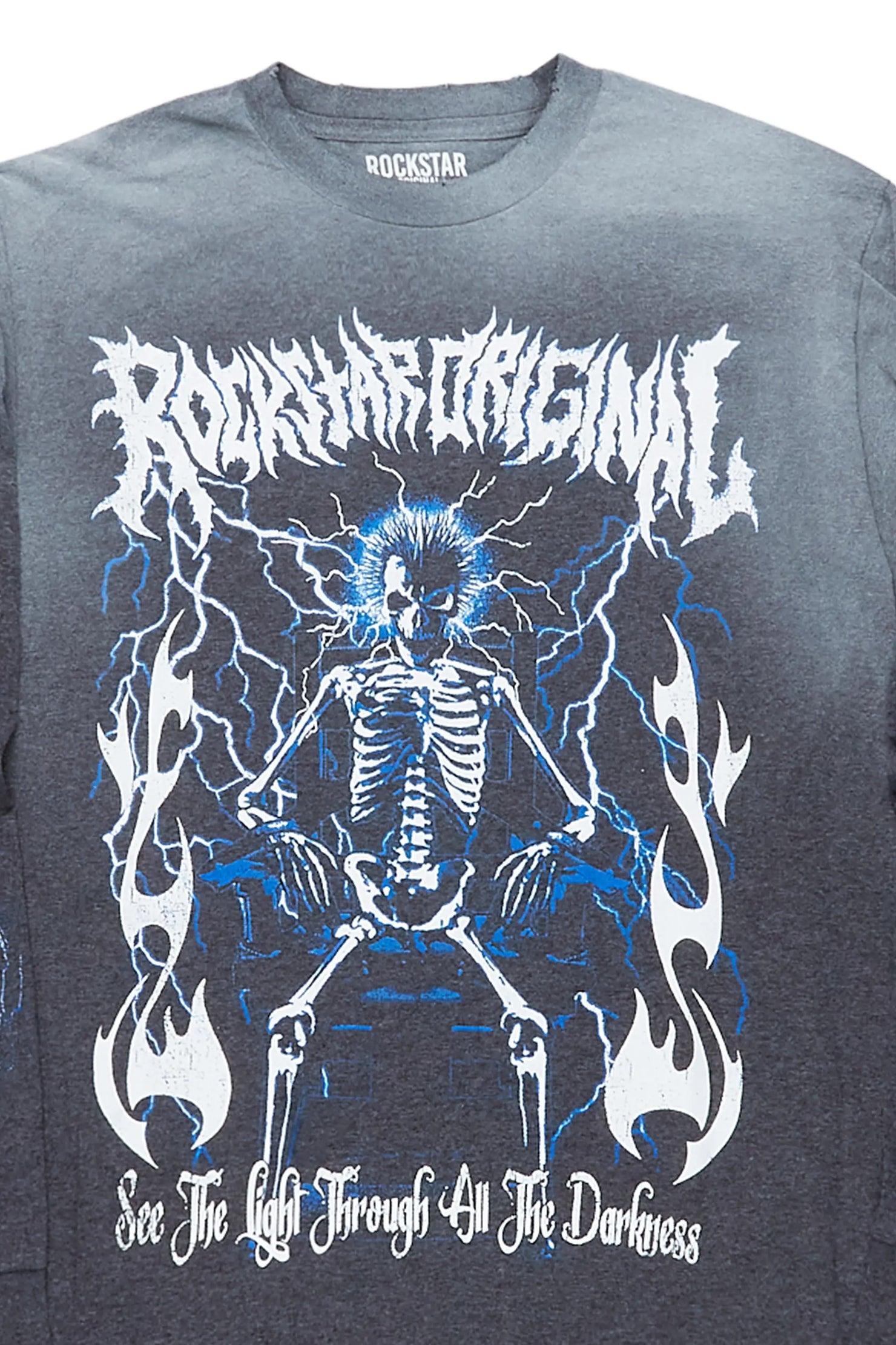 Exodus Charcoal Long Sleeve Graphic T-Shirt