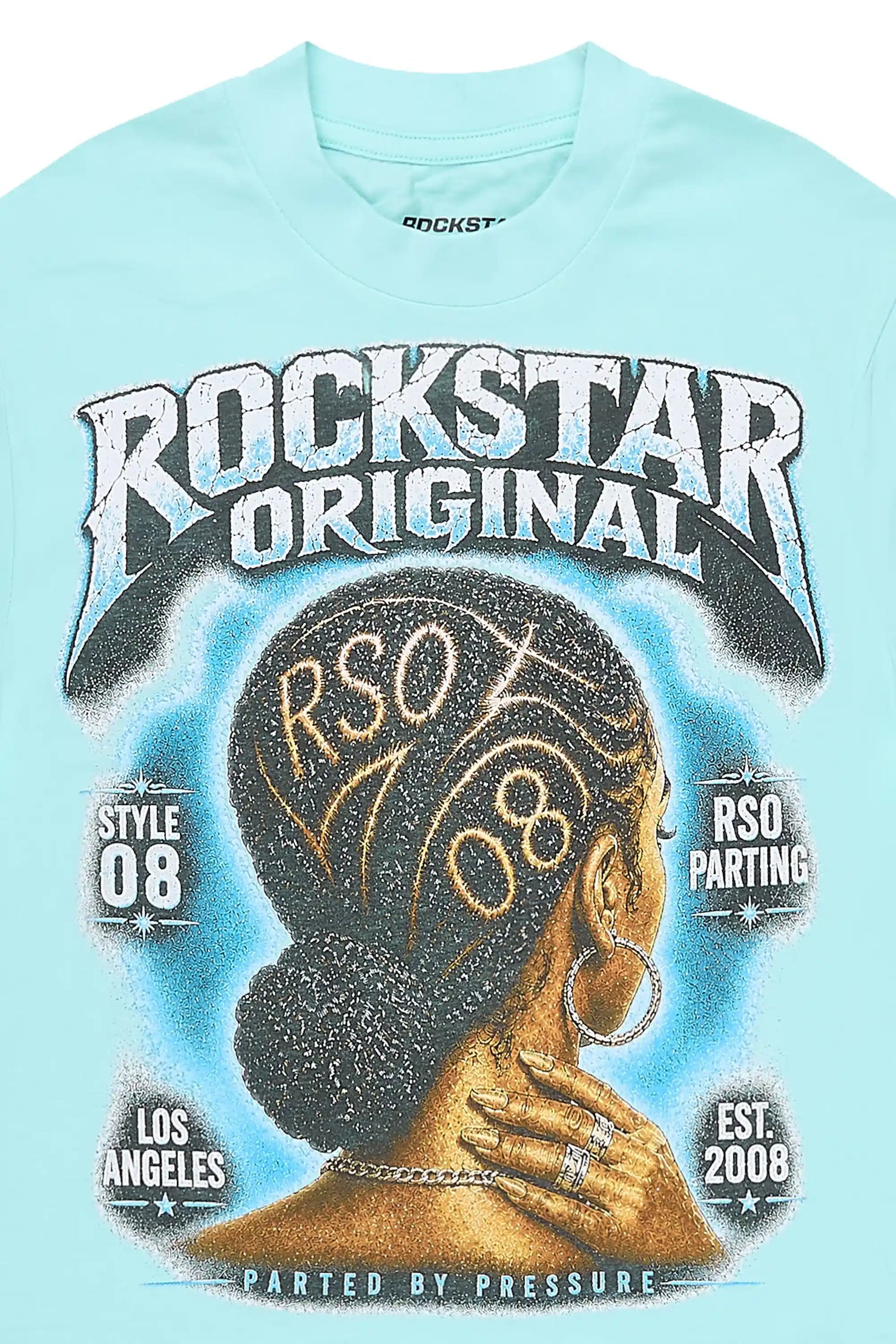 Girls Arkel Light Blue Graphic T-Shirt