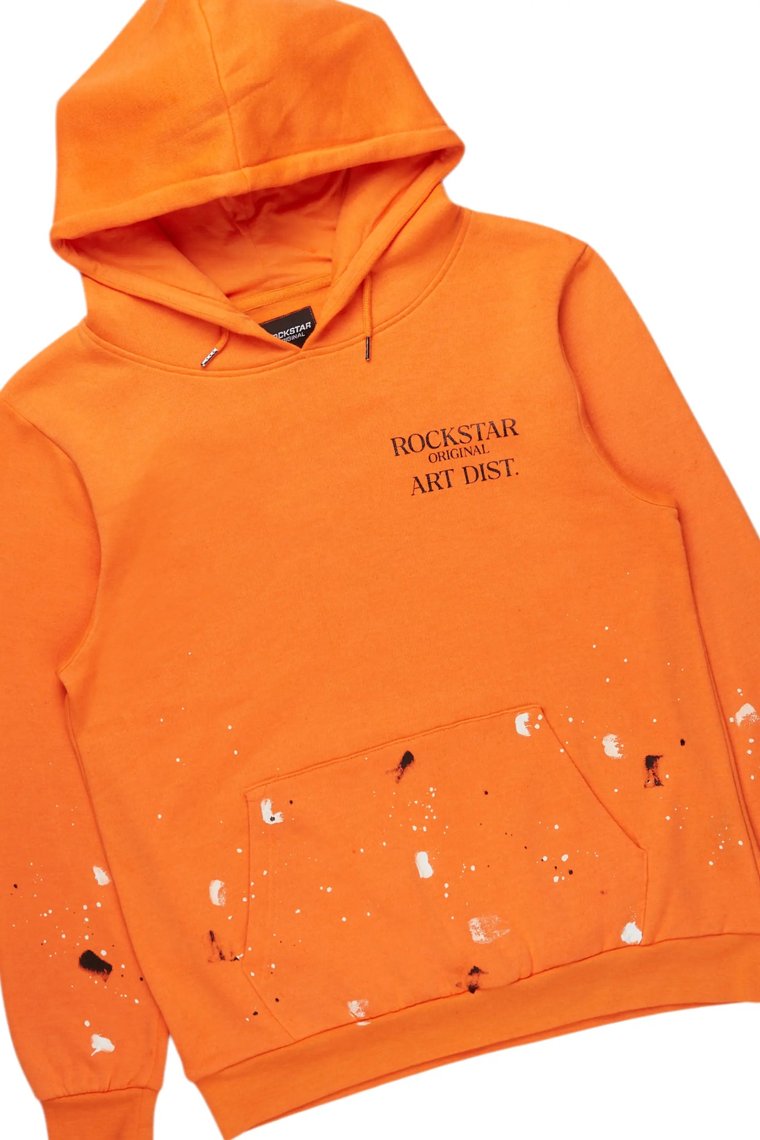 Jaco Orange Hoodie Baggy Fit Pant Track Set