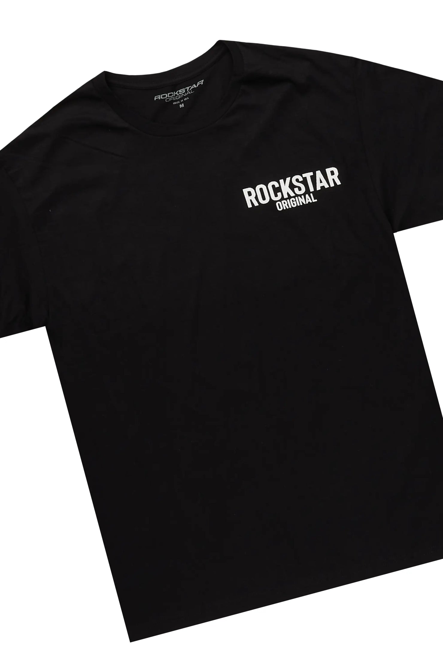 Fana Black T-Shirt Short Set