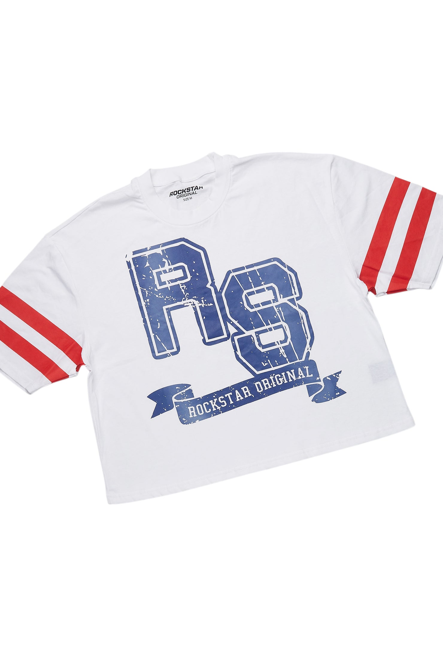 Tenita White/Blue T-Shirt Short Set