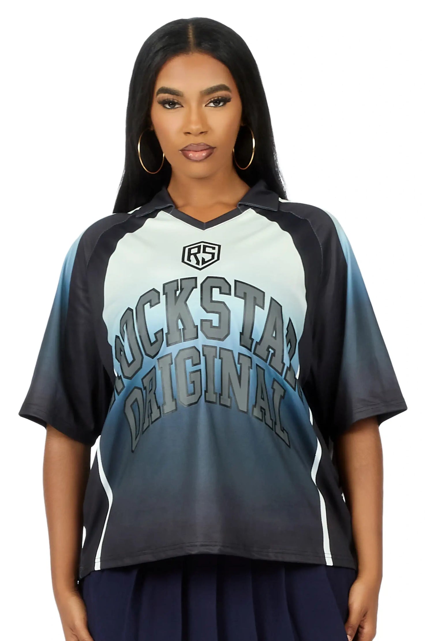 Jaiyaa Black Graphic Jersey
