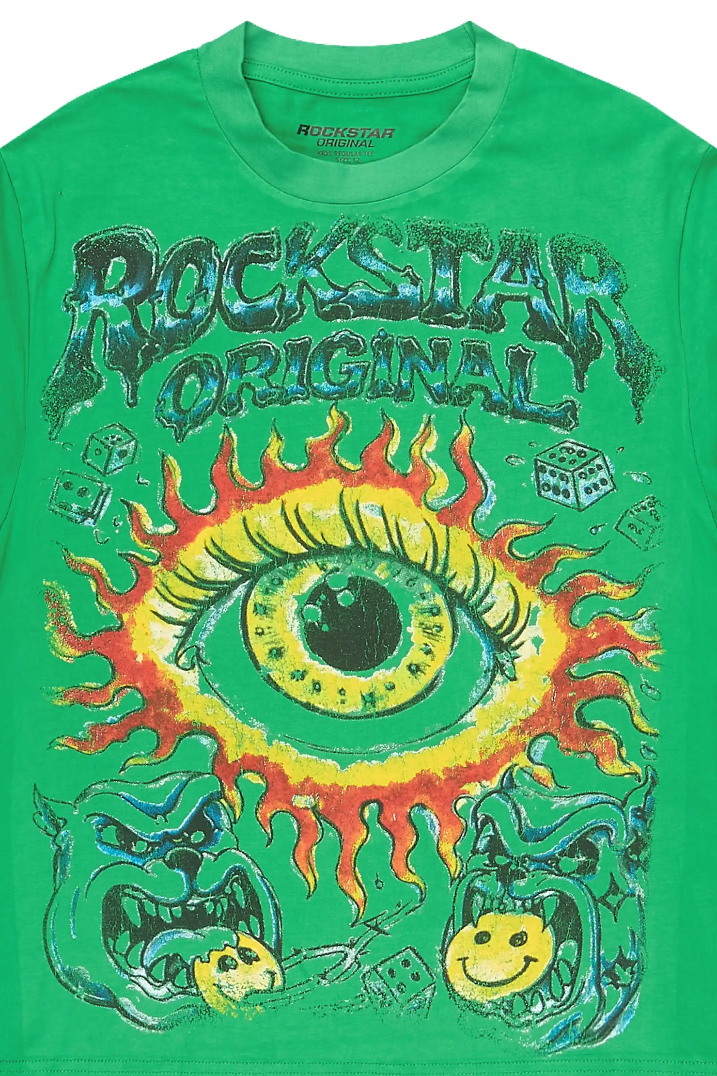 Boys Storm Green Graphic T-Shirt