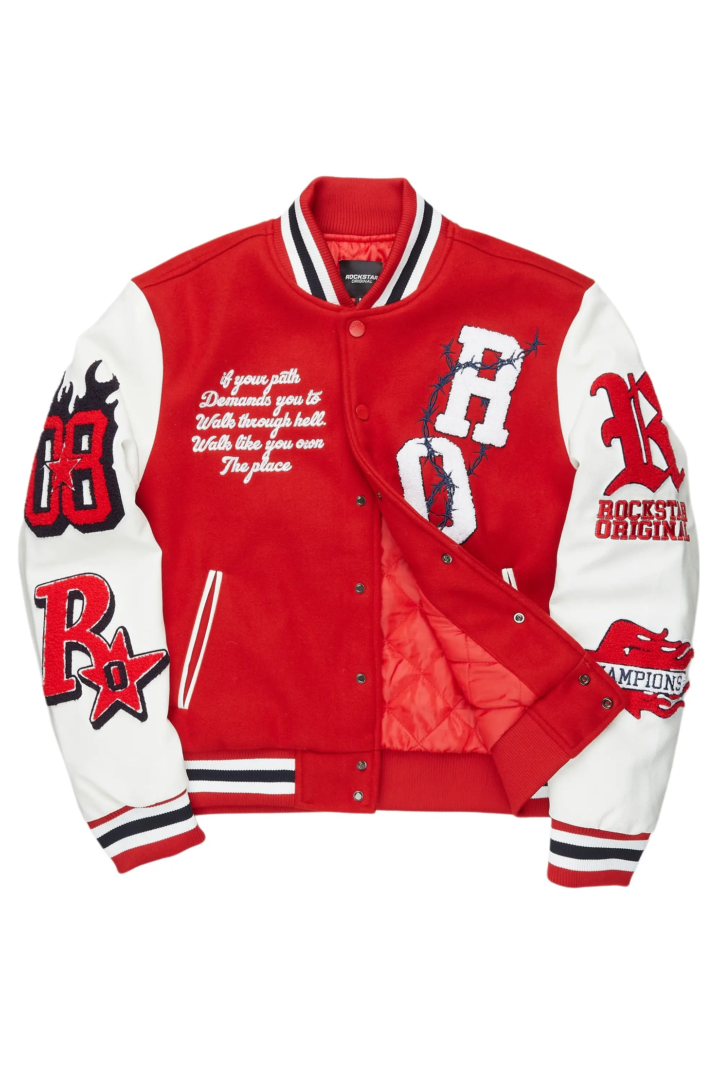 Skoll Red Varsity Jacket