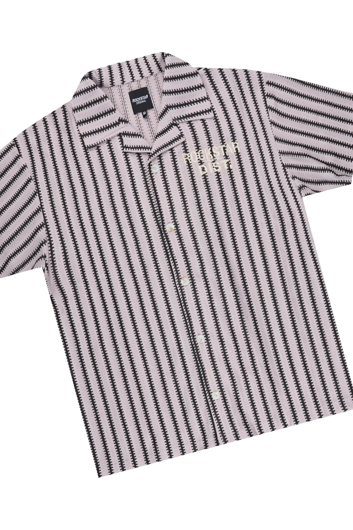 Gerald Mauve Button Down Shirt/Short Set