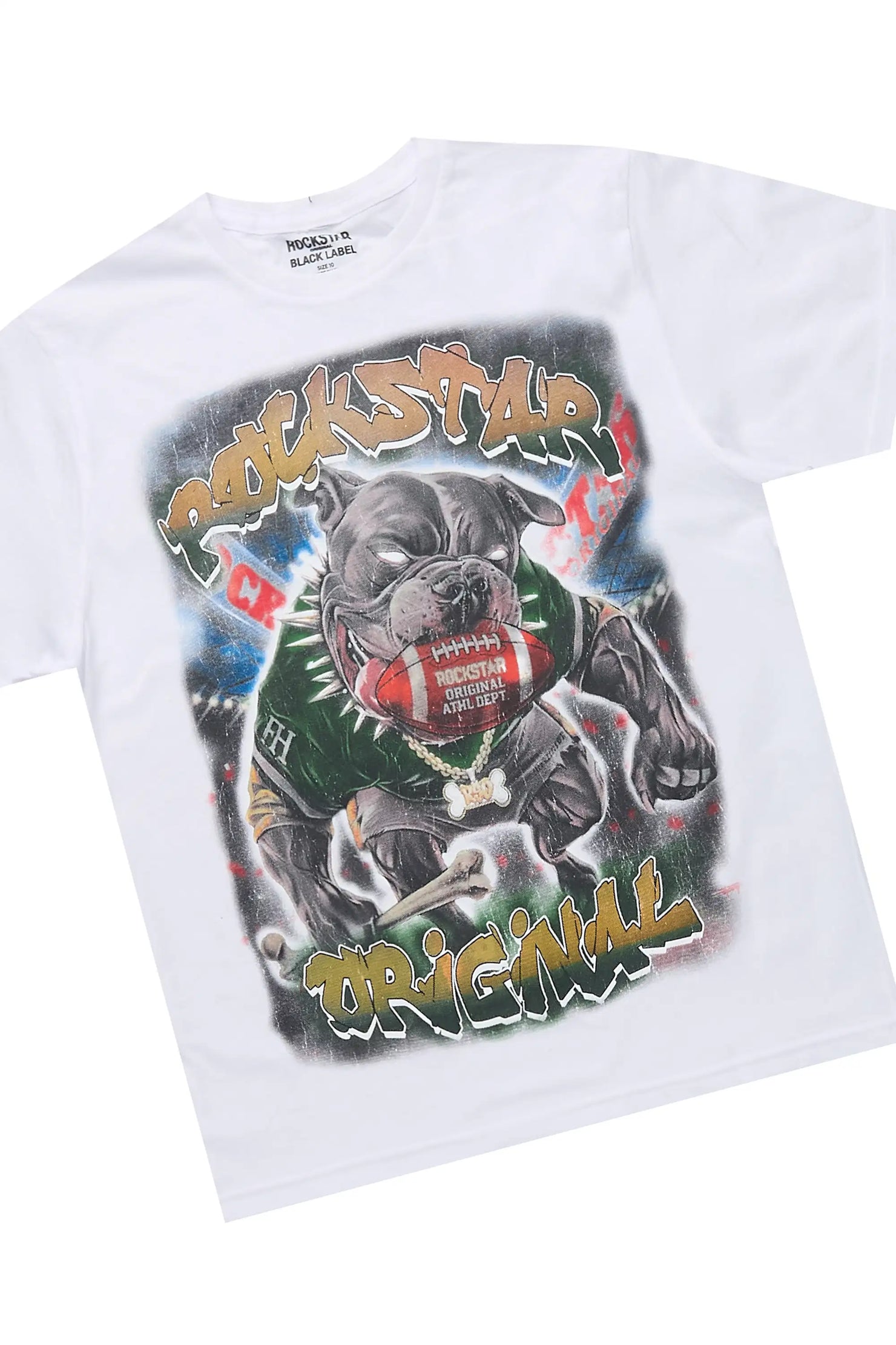 Boys Nitro White/Tint T-Shirt/Stacked Painter Jean Set