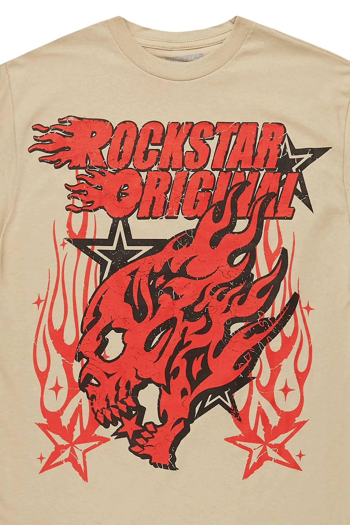 Smitty Beige Graphic T-Shirt