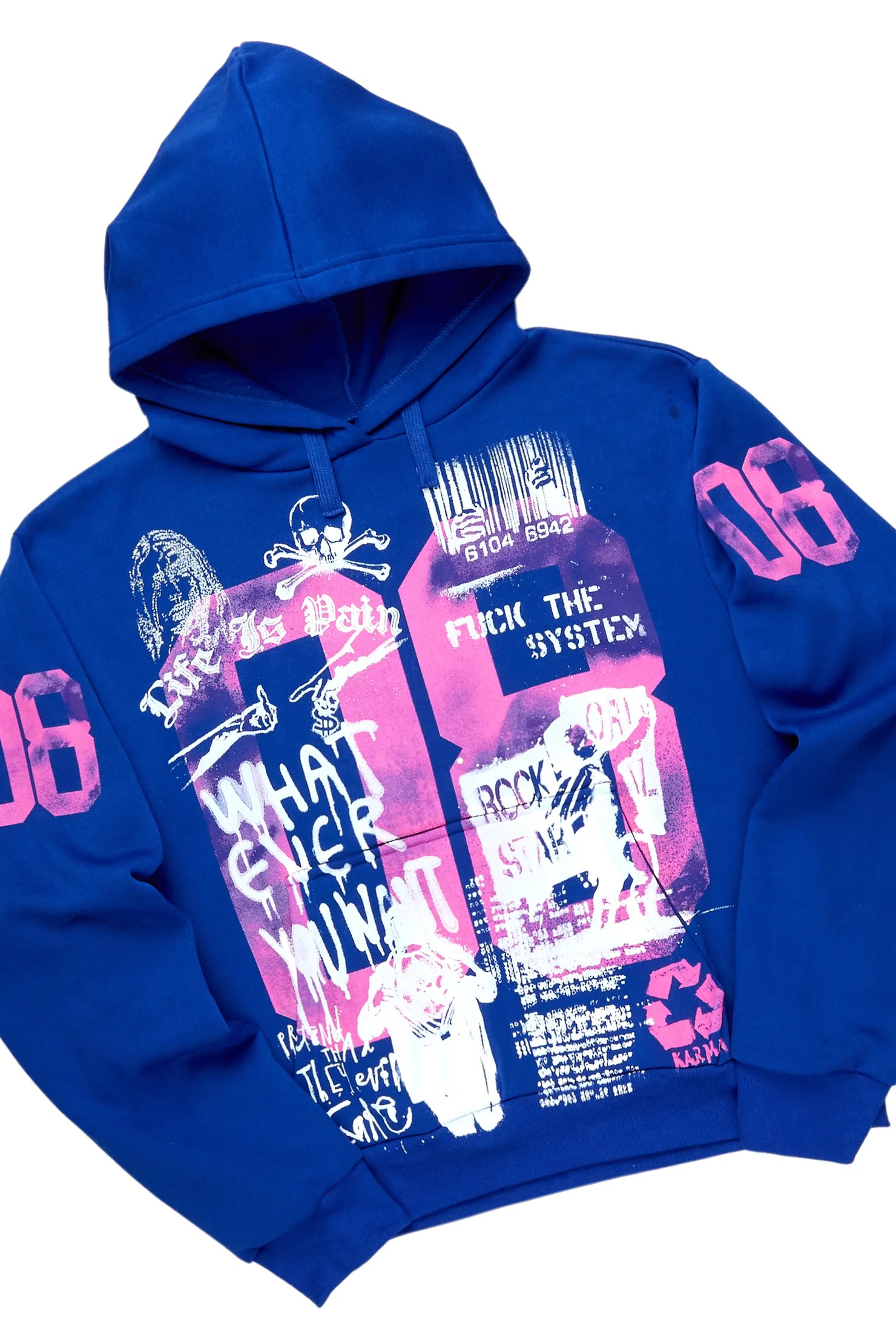 Rich Gang Royal Blue Short Set