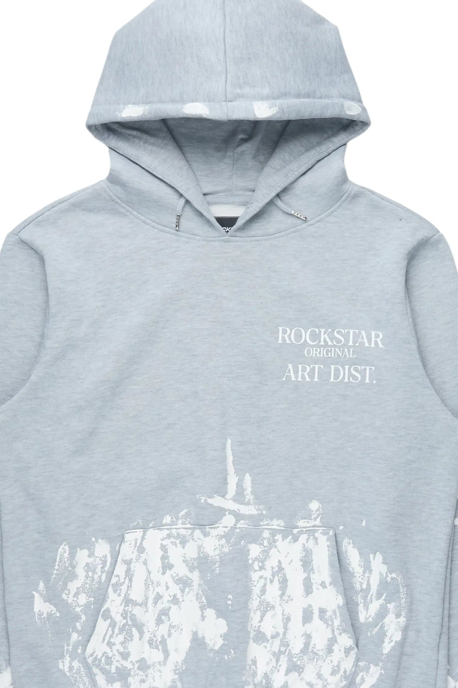 Filip Heather Grey Graphic Hoodie