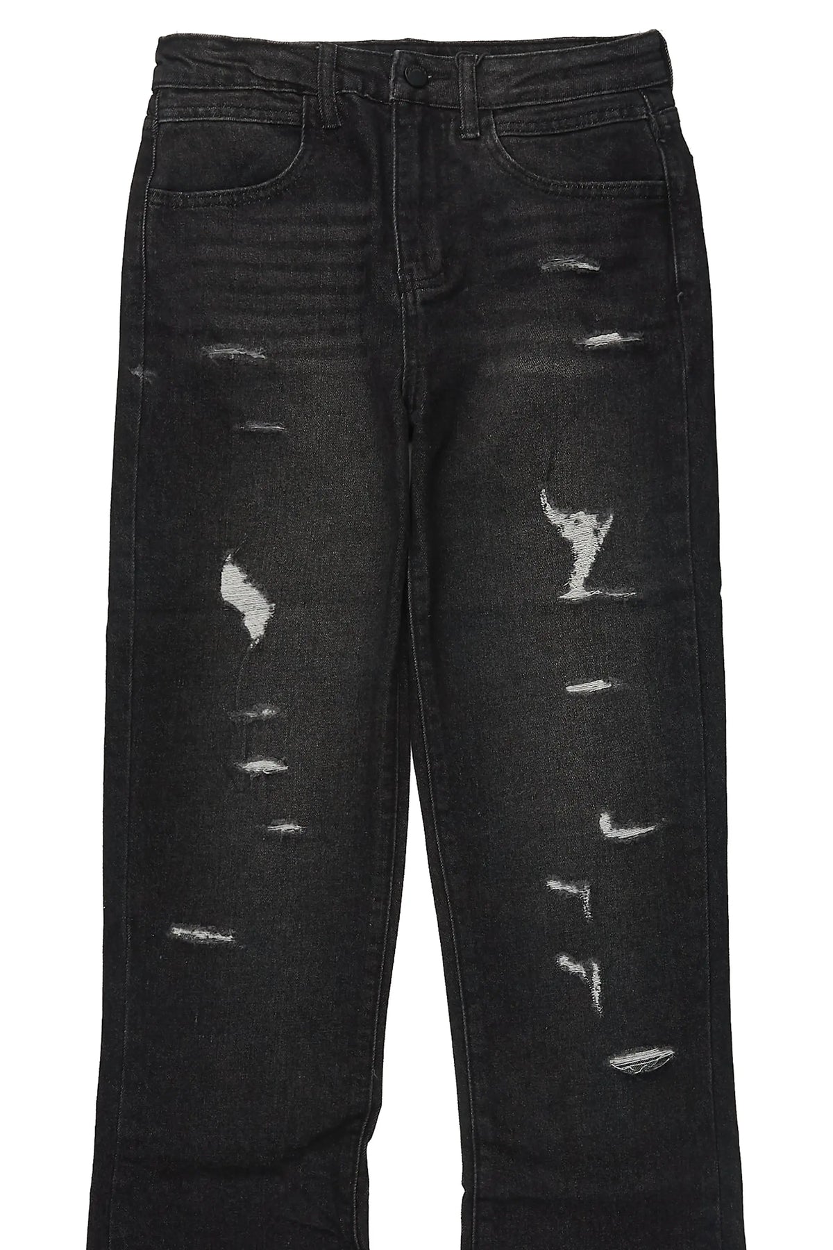 Boys Stellan Black 2.0 Stacked Flare Jean