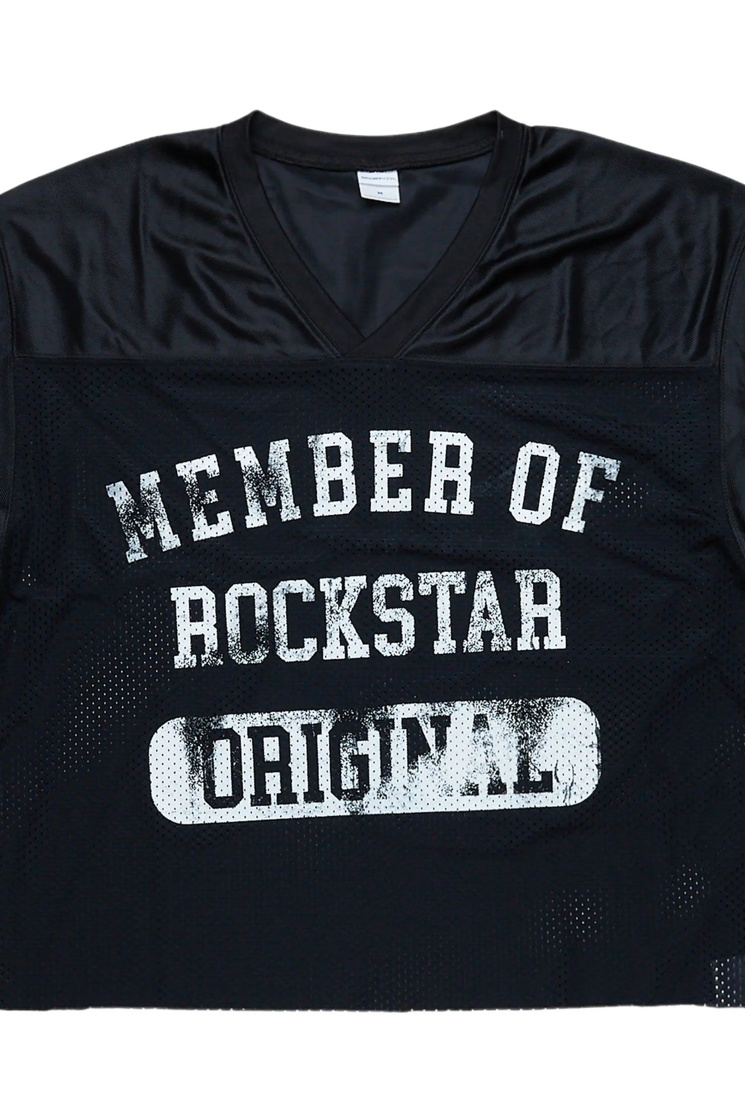 Danian Black Graphic Mesh Jersey