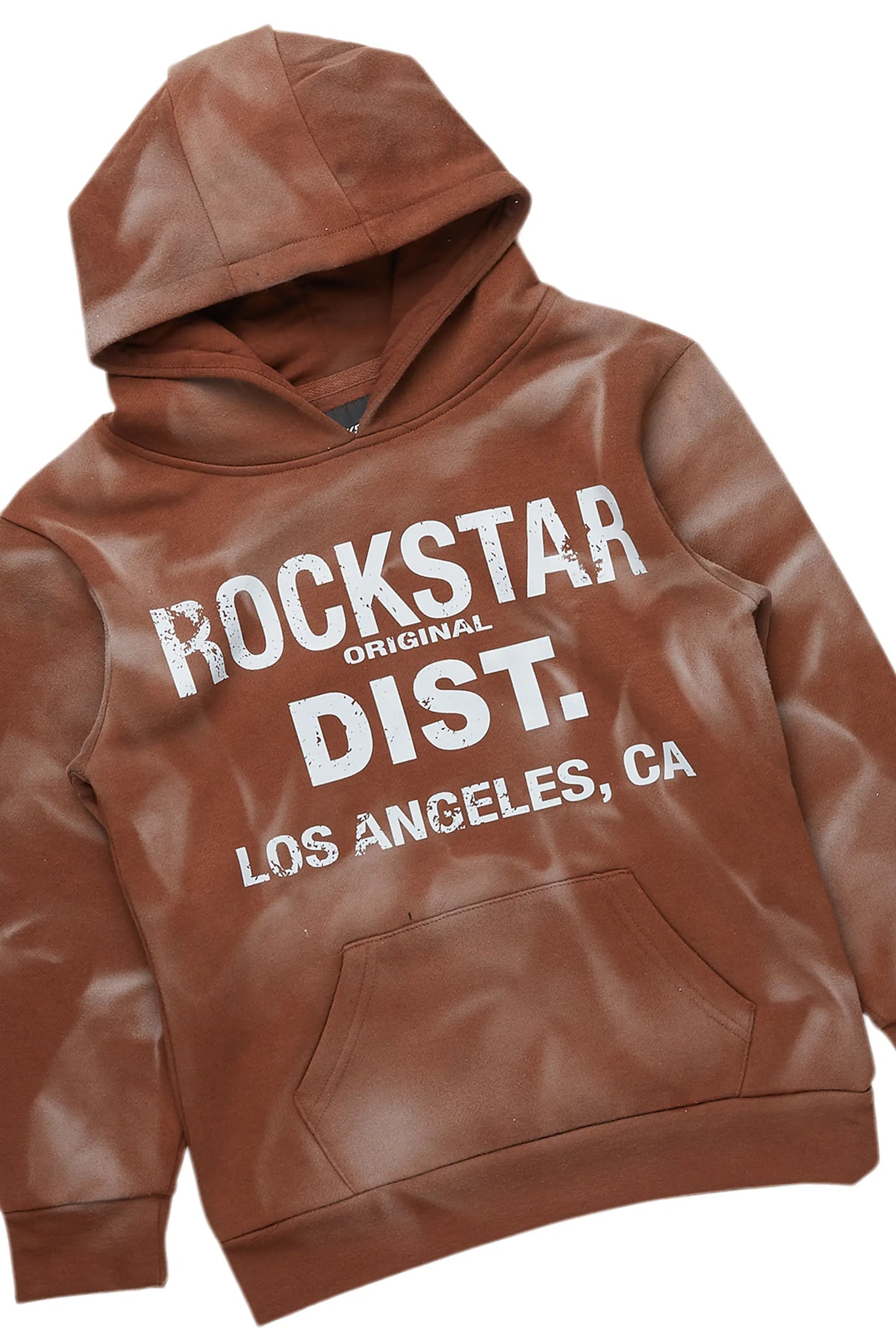 Boys Nelly Brown Baggy Fit Track Set