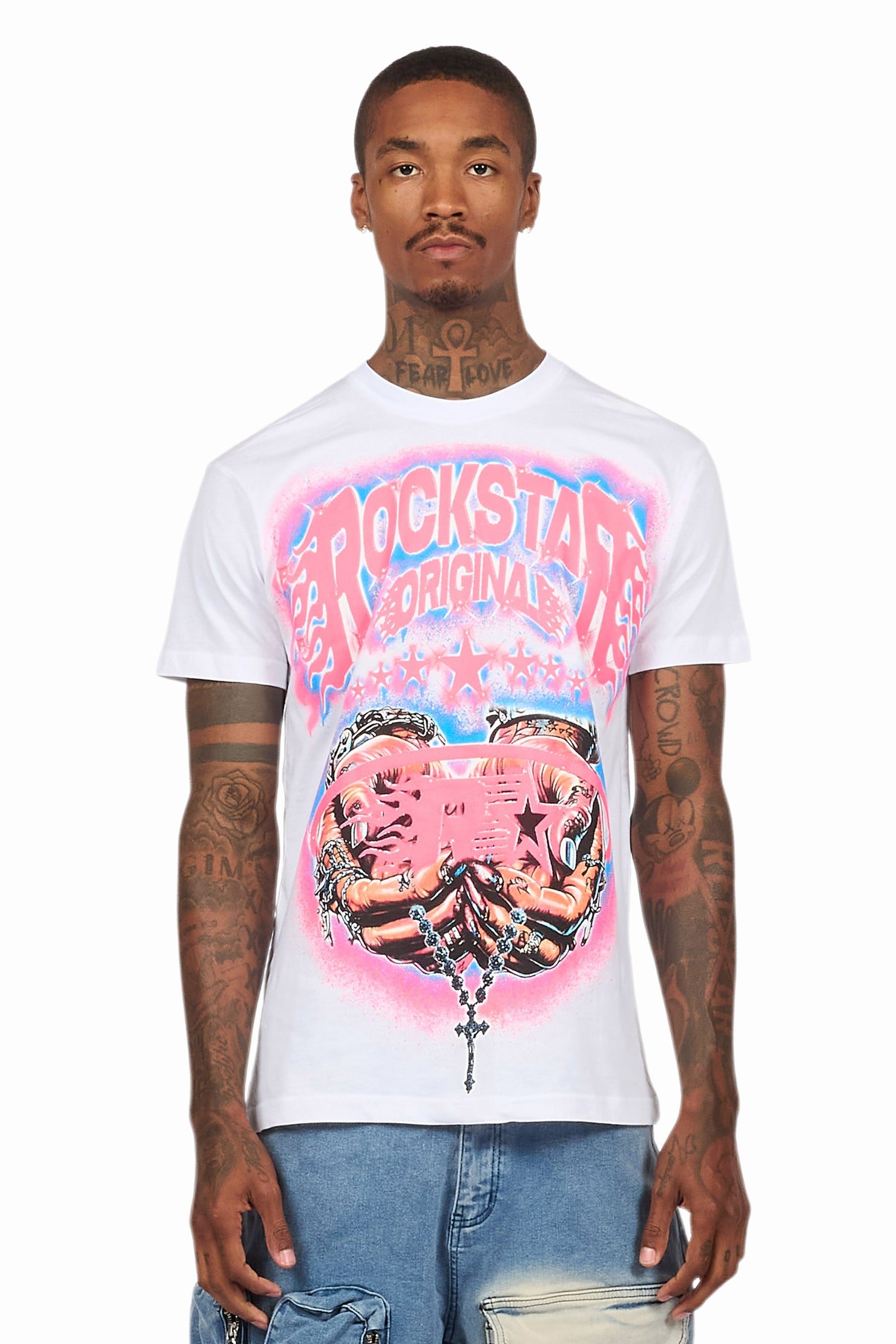 Cairo White Graphic T-Shirt