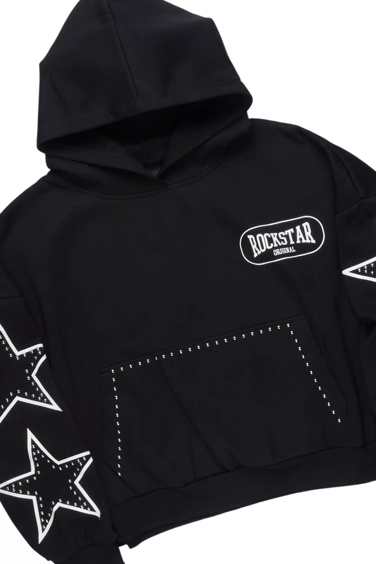 Zirka Black Hoodie Baggy Fit Pant Track Set