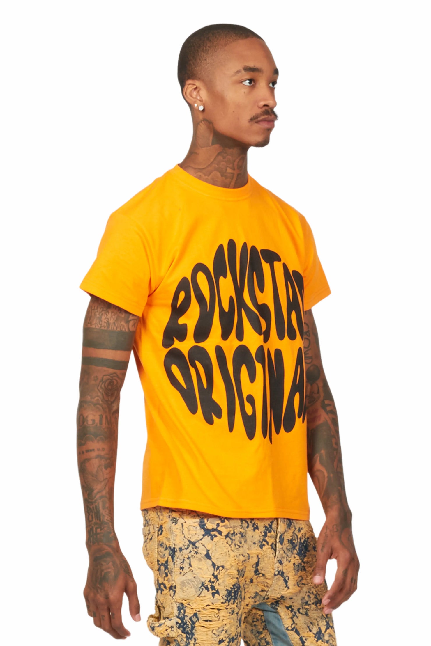 Thierry Orange Graphic T-Shirt