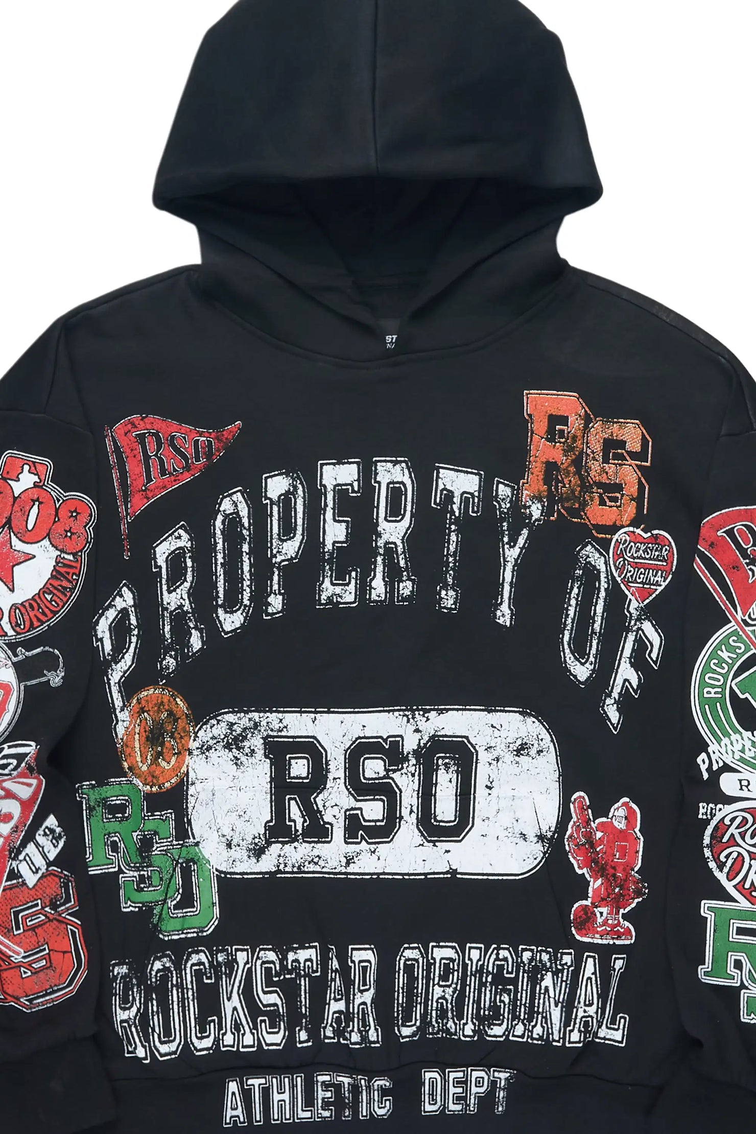Syrix Black/Multi Graphic Hoodie