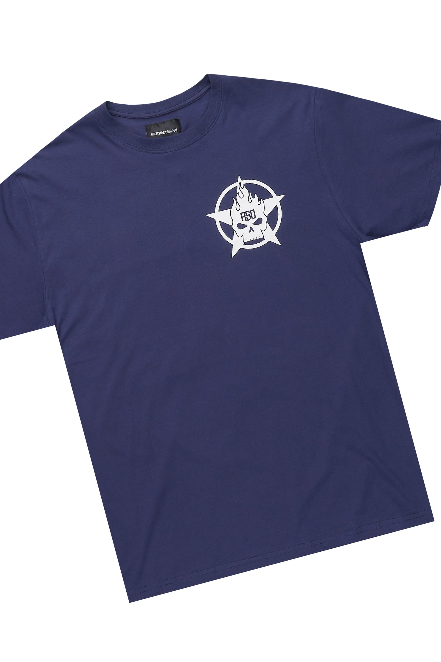 Keve Navy T-Shirt Stacked Flare Track Set