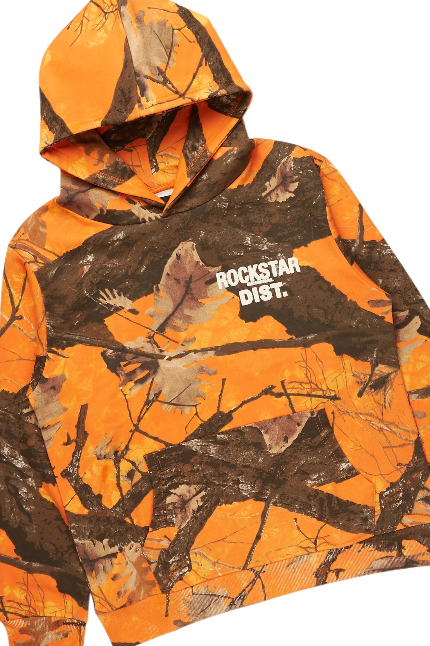 Tabby Orange Graphic Stacked Flare Track Set