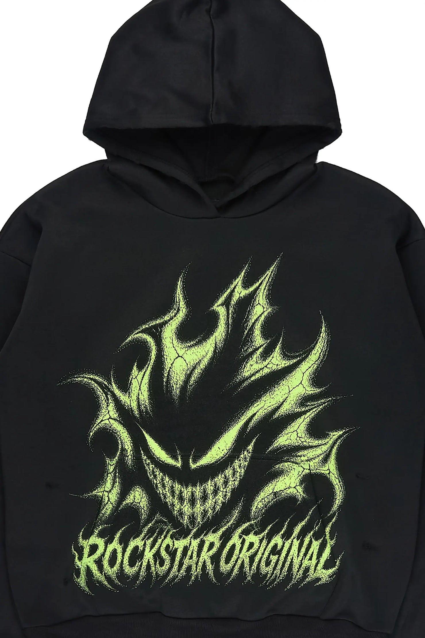Boys Glaston Black Graphic Hoodie