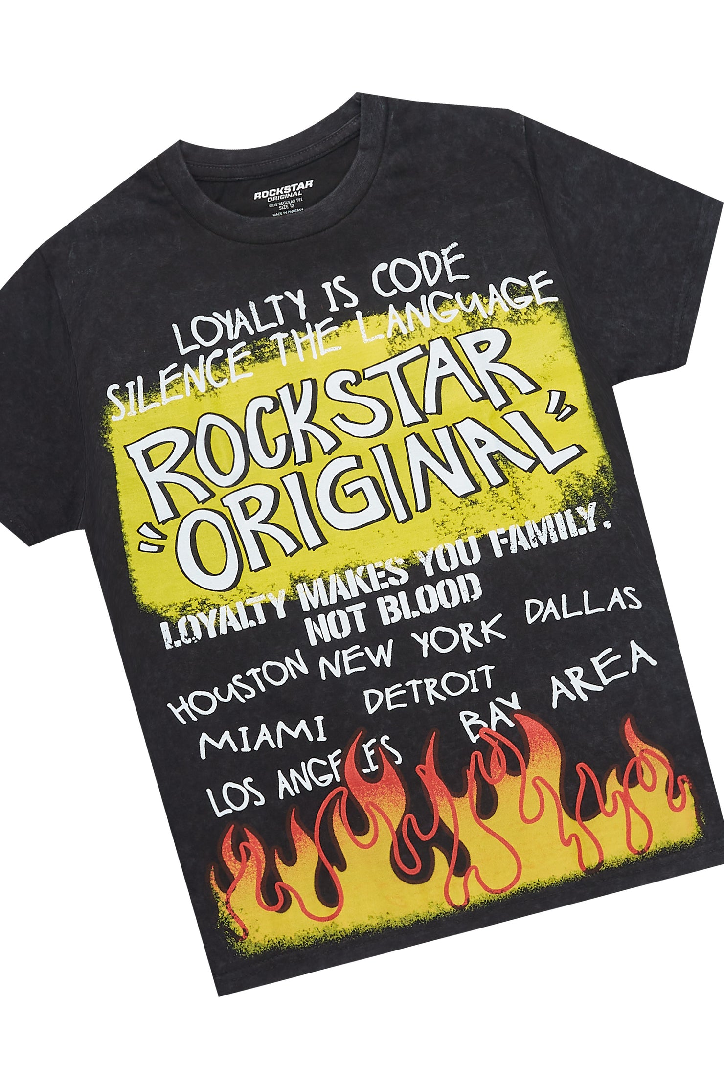 Boys Beno Black/Grey T-Shirt/Short Set