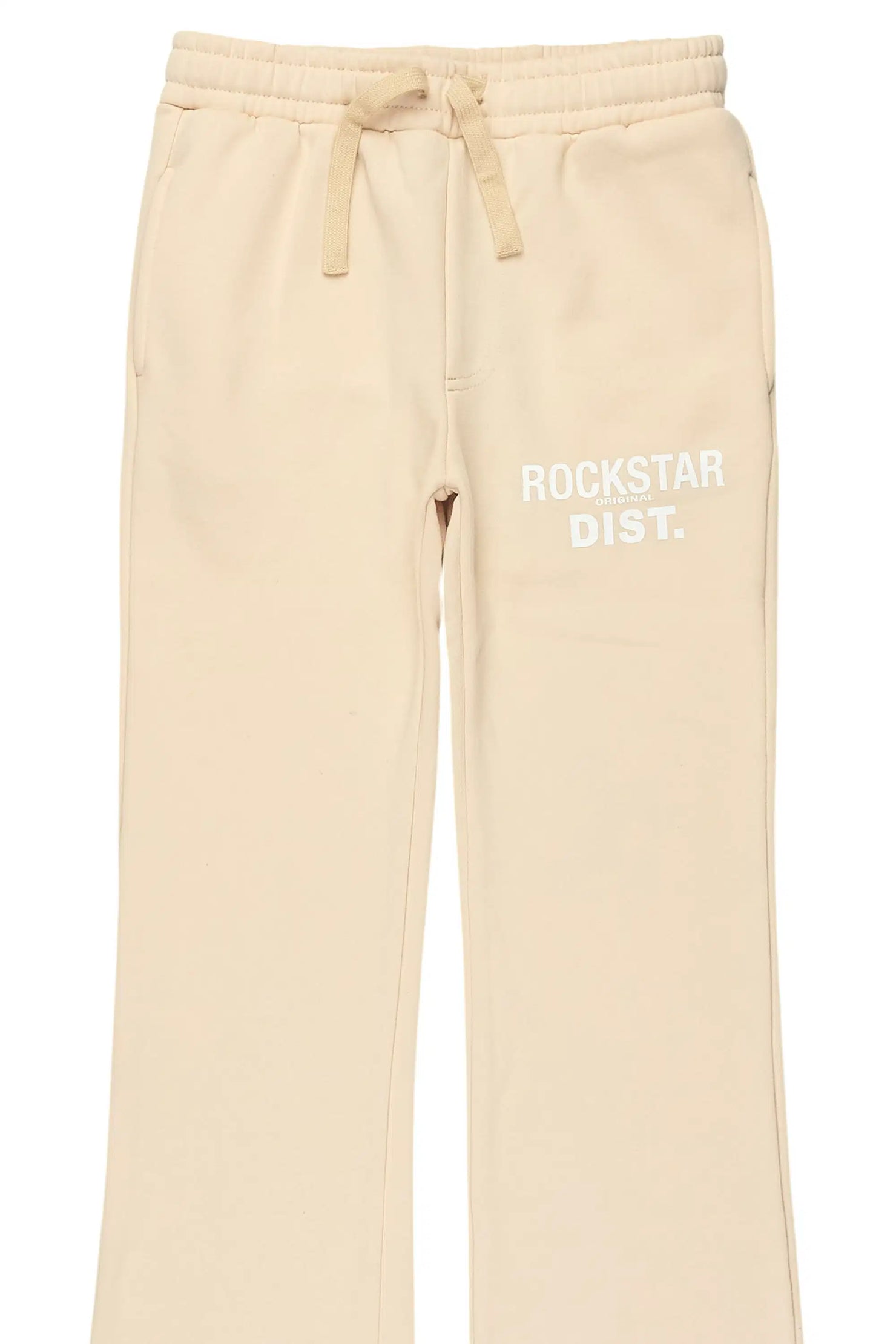 Boys Alpine Beige Stacked Trackpant