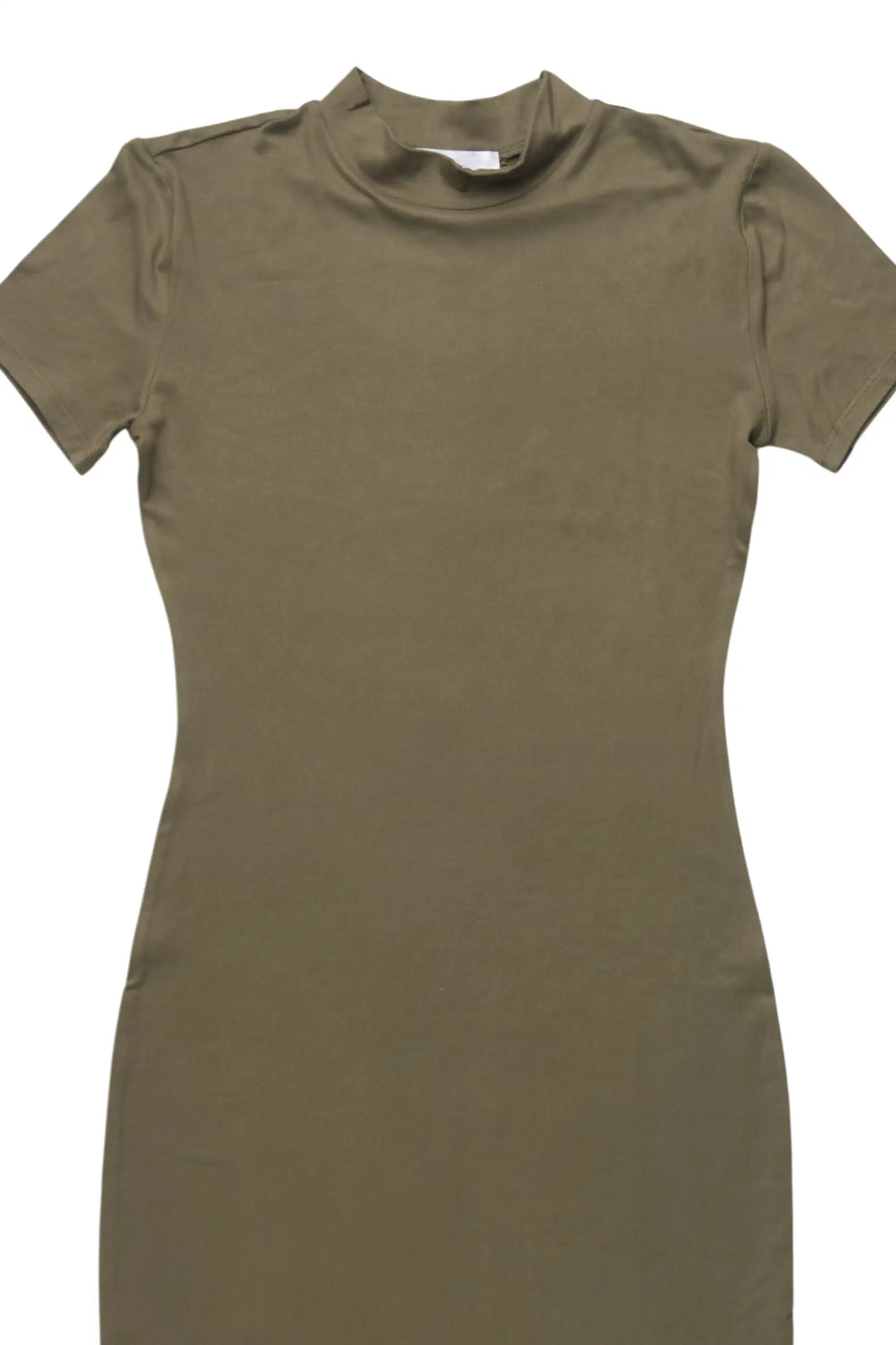 Lacreya Olive Short Sleeve Midi Dress