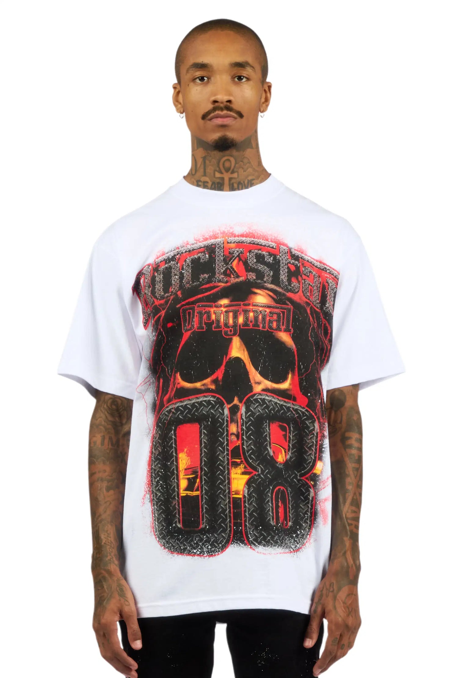 Kure White/Multi Oversized Graphic T-Shirt