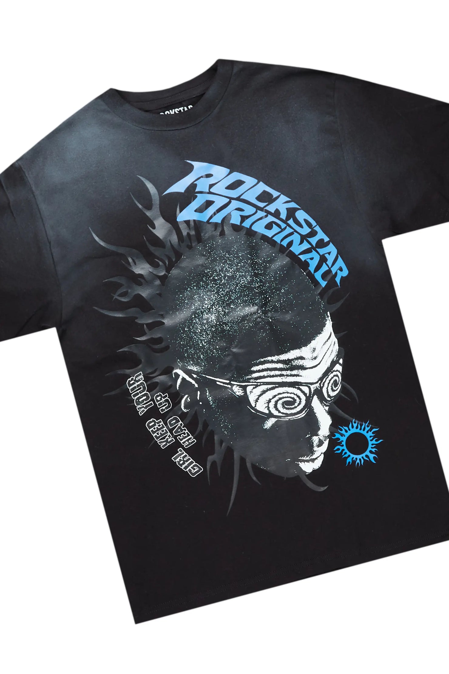 Wavy Devil Black/Grey T-Shirt Short Set