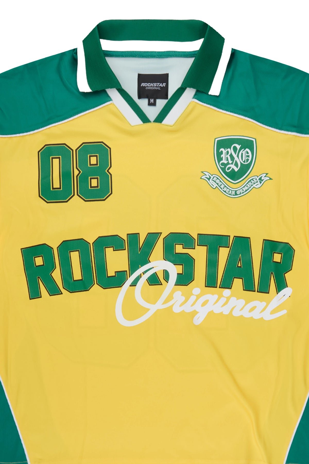 Roche Yellow/Green World Soccer Inspired Graphic Jersey