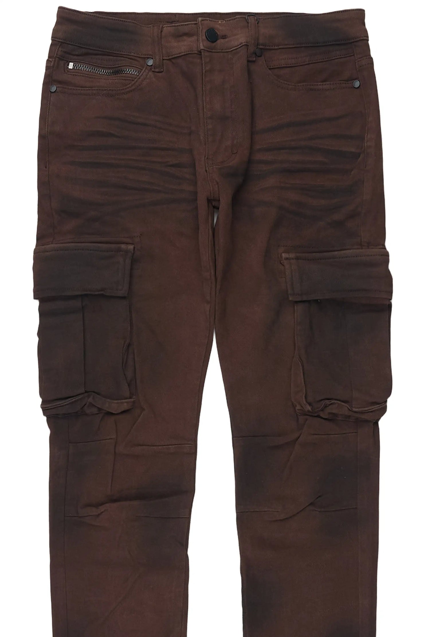Cruz Dark Brown Slim Fit Jean