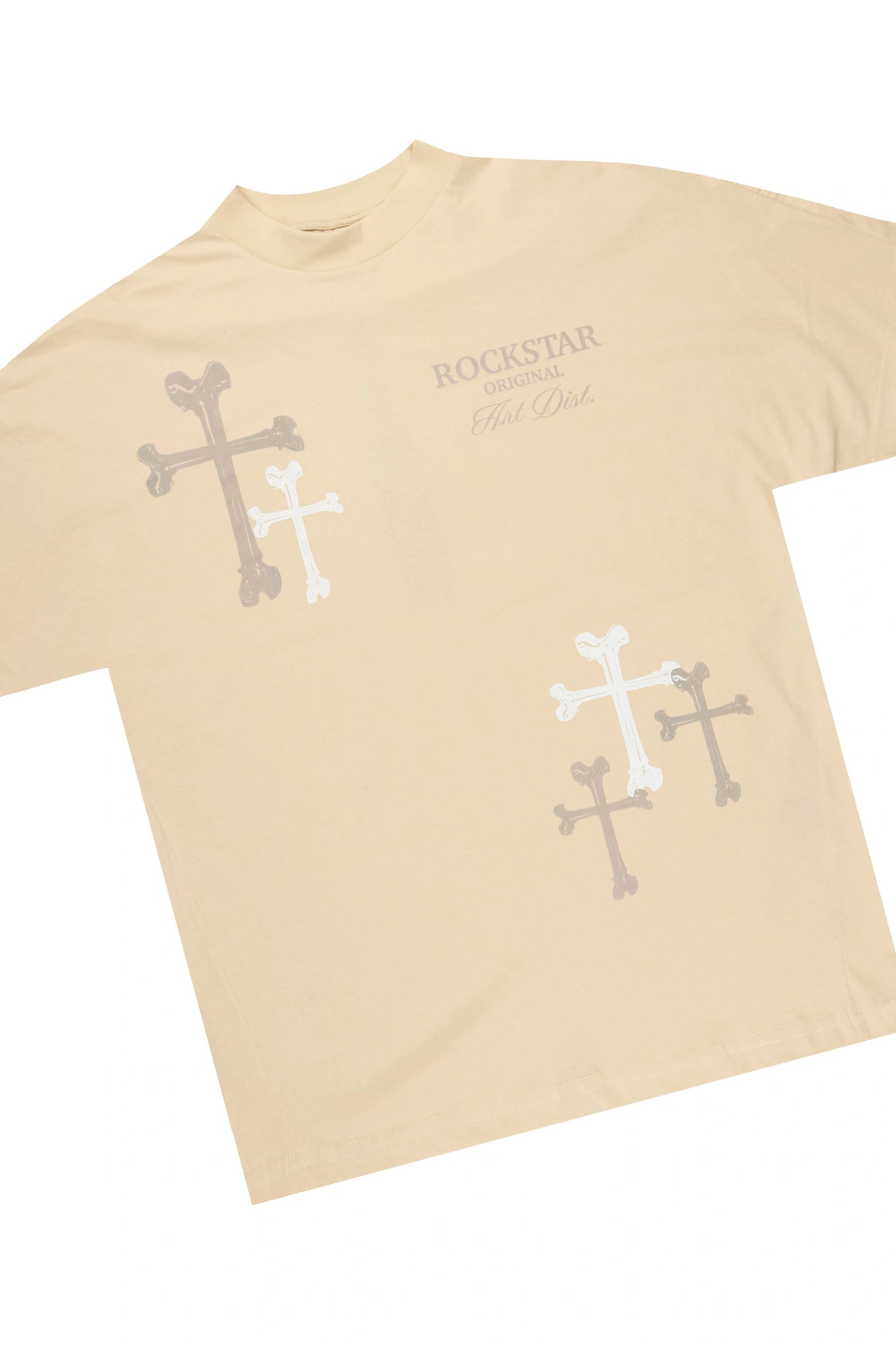 Roddy Beige T-Shirt/ Short Set