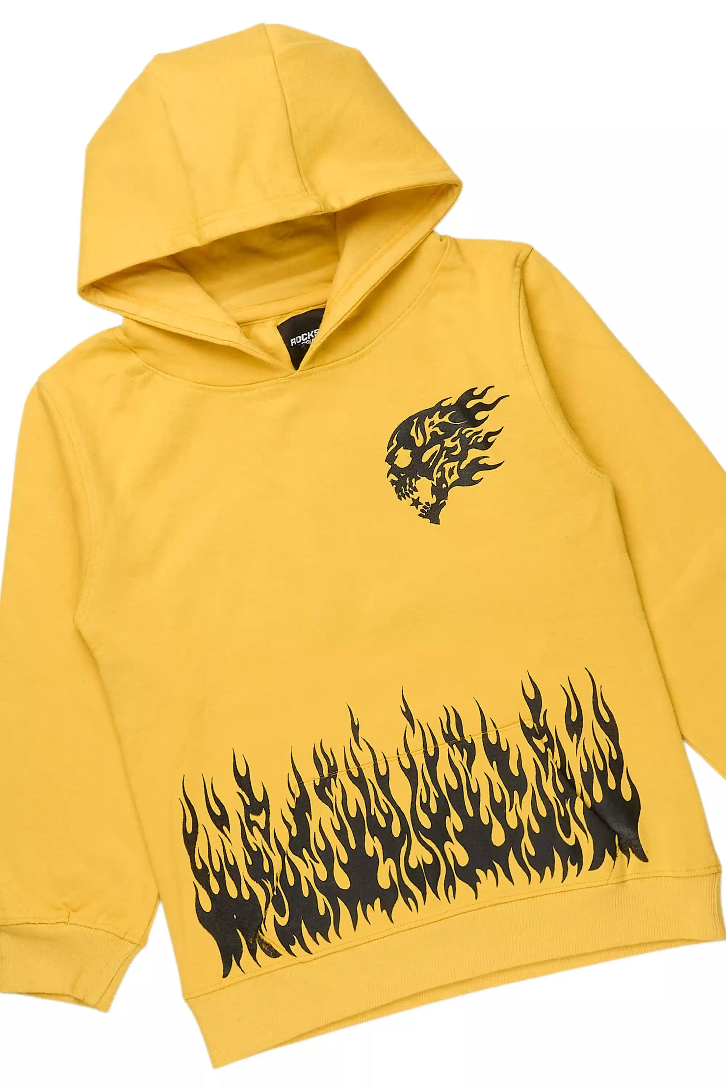 Boys Bubble Yellow/Black Stacked Flare Track Set