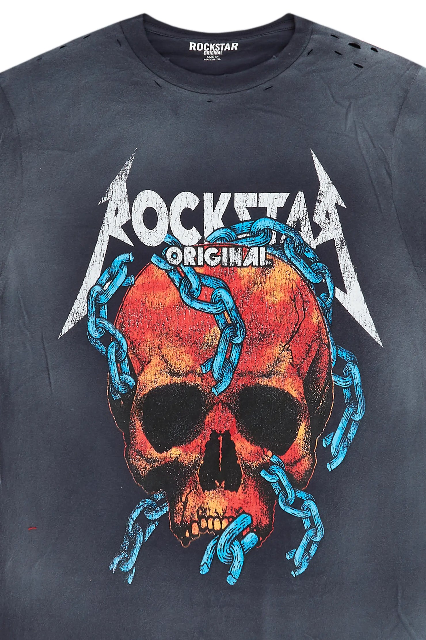 Clester Navy Graphic T-Shirt