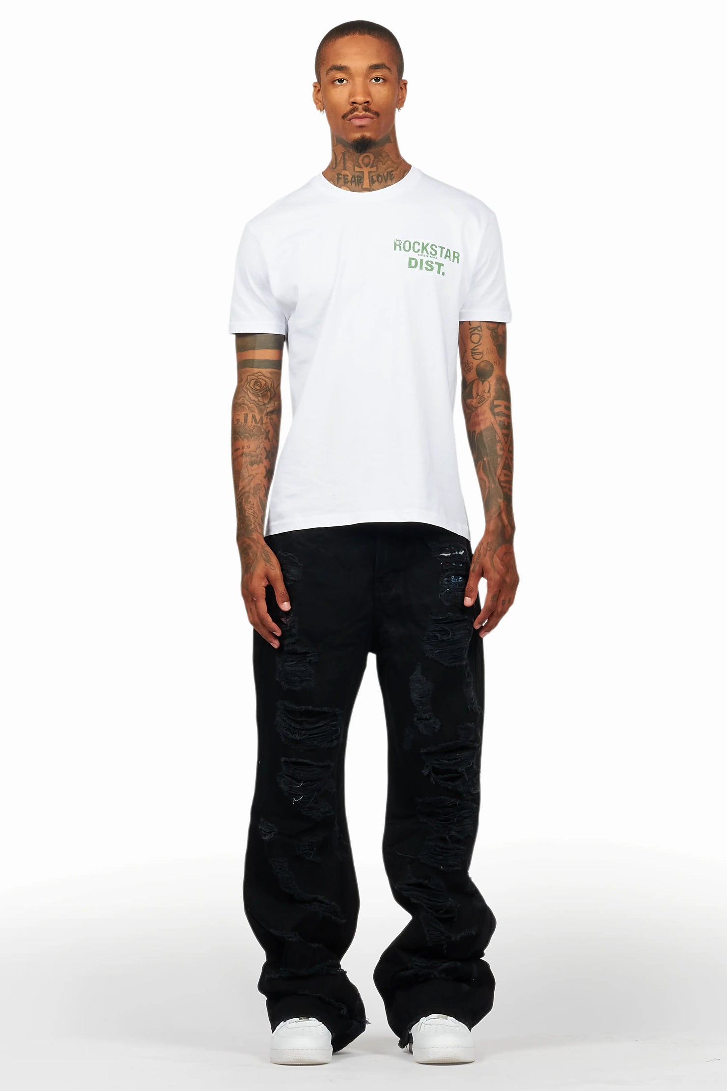 Mical Black Baggy Fit Jean