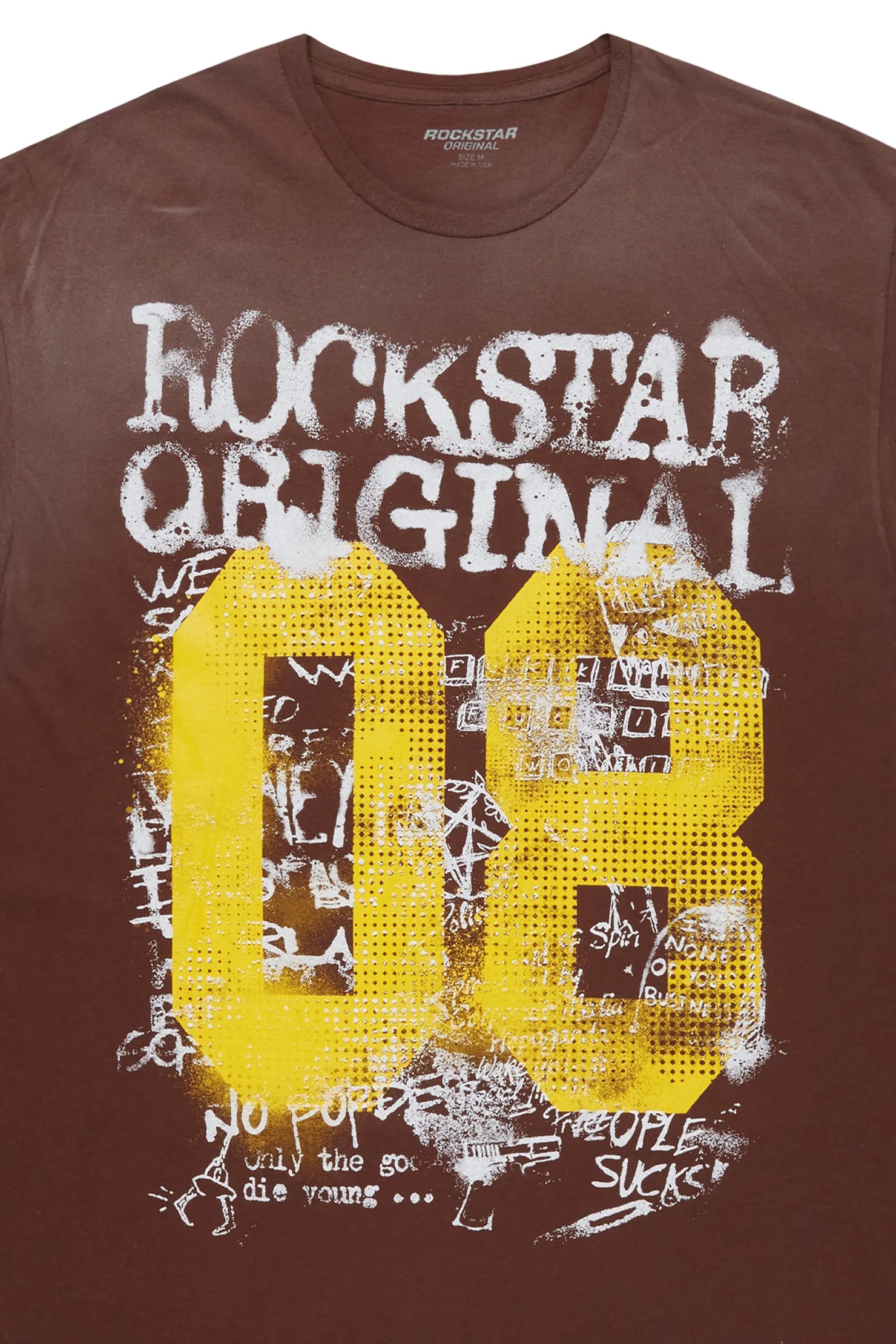 Aaliyah Brown Oversized T-Shirt