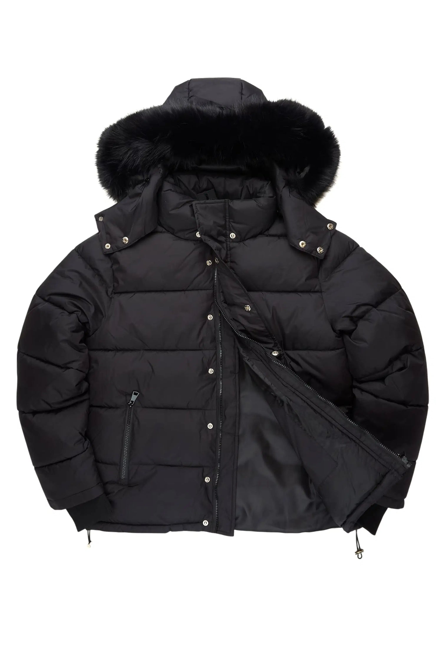 Frostbite Black/Black Puffer Jacket