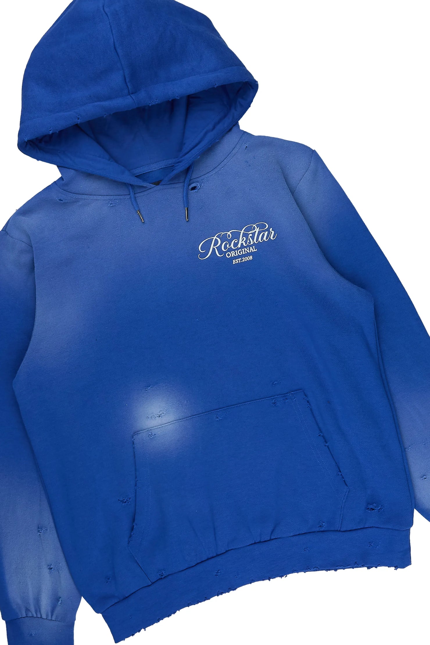 Havoc Royal Blue Hoodie/Stacked Flare Pant Track Set