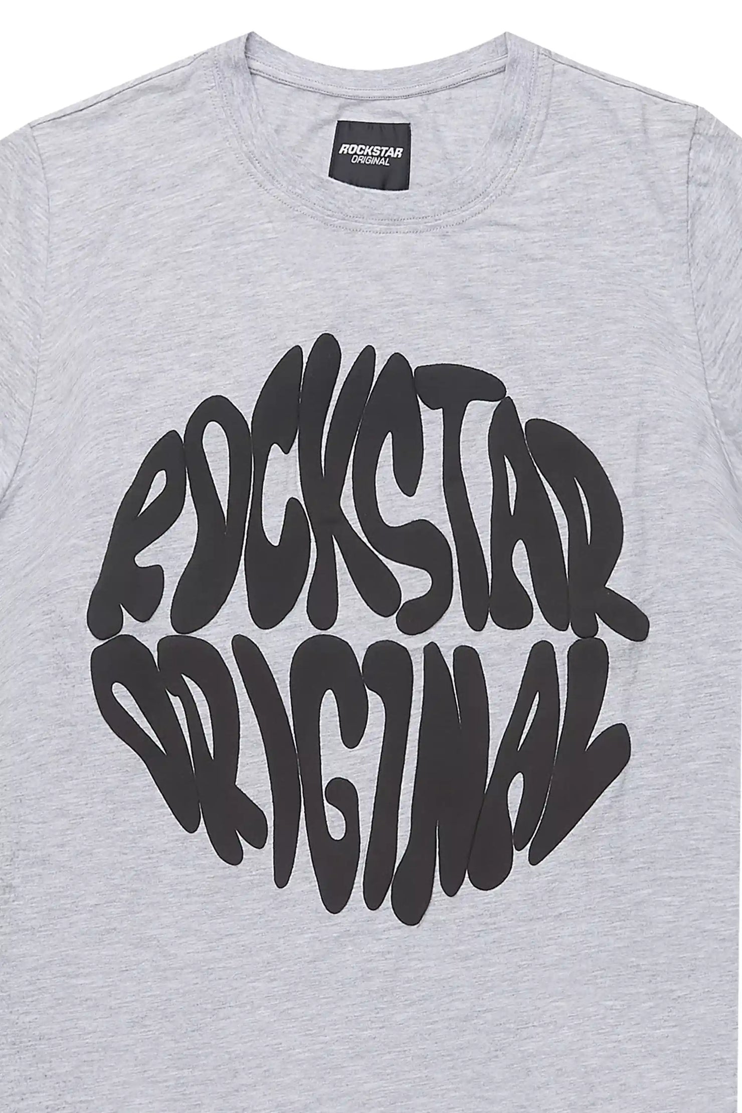Boys Thierry Grey/Black Graphic T-Shirt