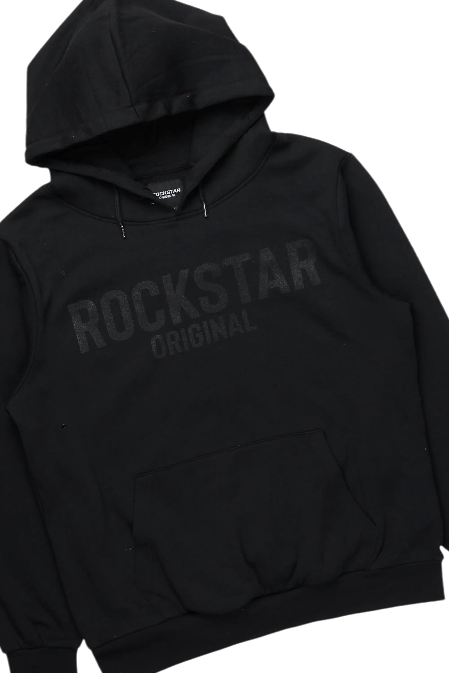 Sana Black Hoodie/Baggy Track Pant Set