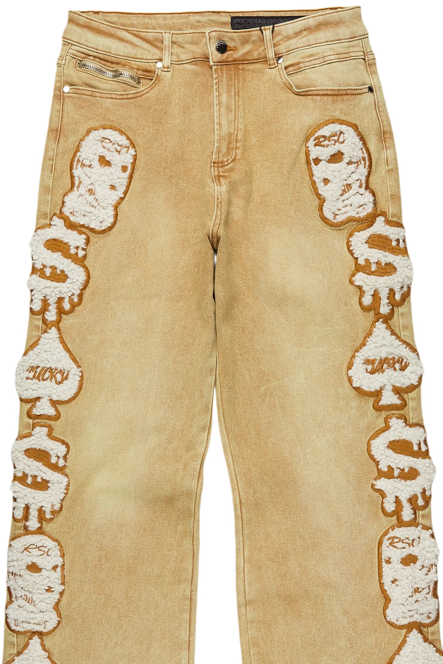 Francis Beige Baggy Fit Jean