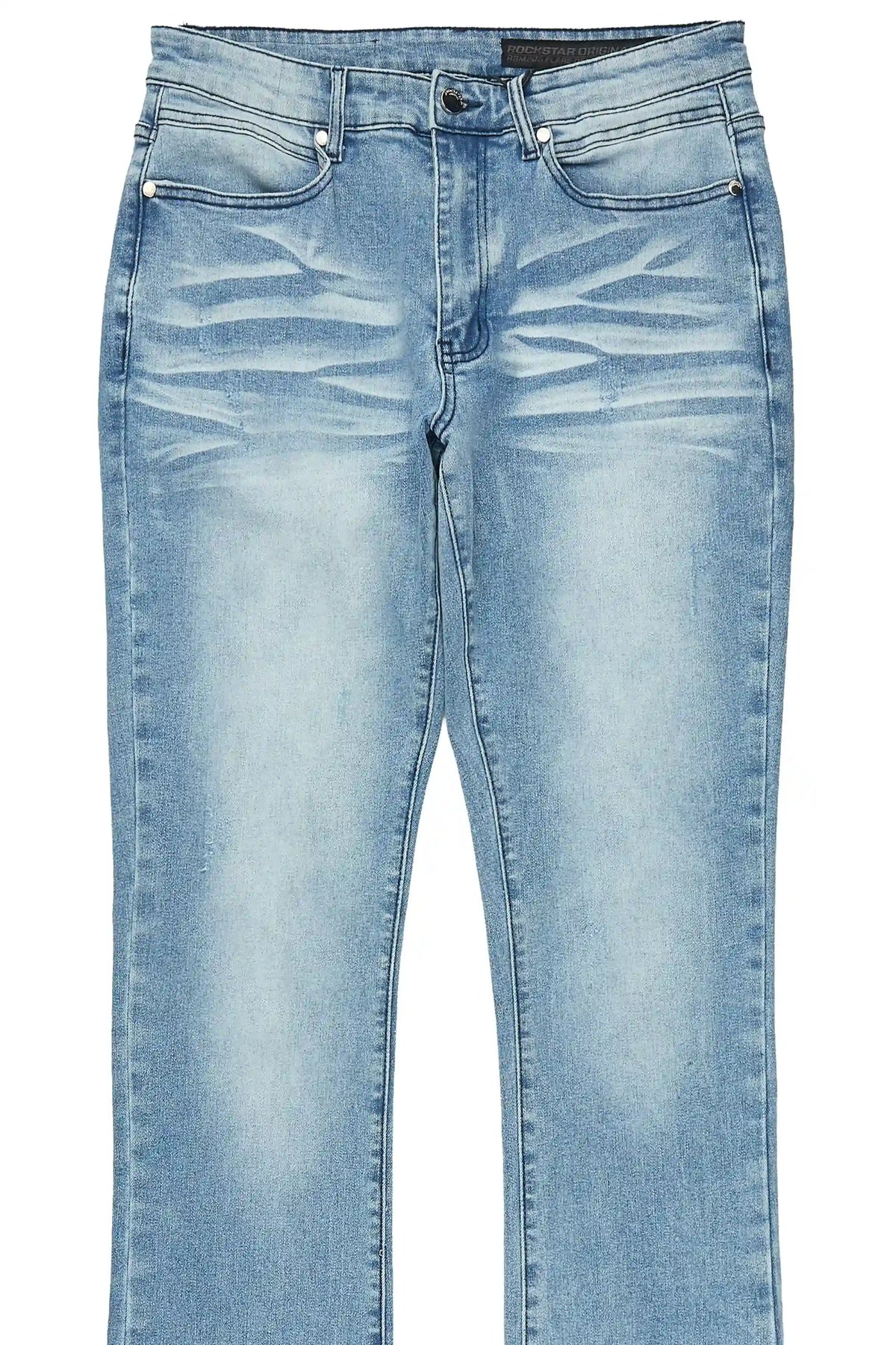 Stower Medium Blue Stacked Jean