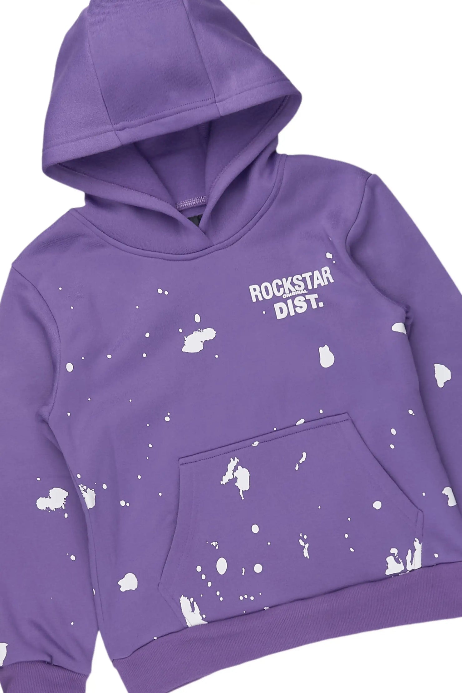 Girls Just Between Us Purple Short Set
