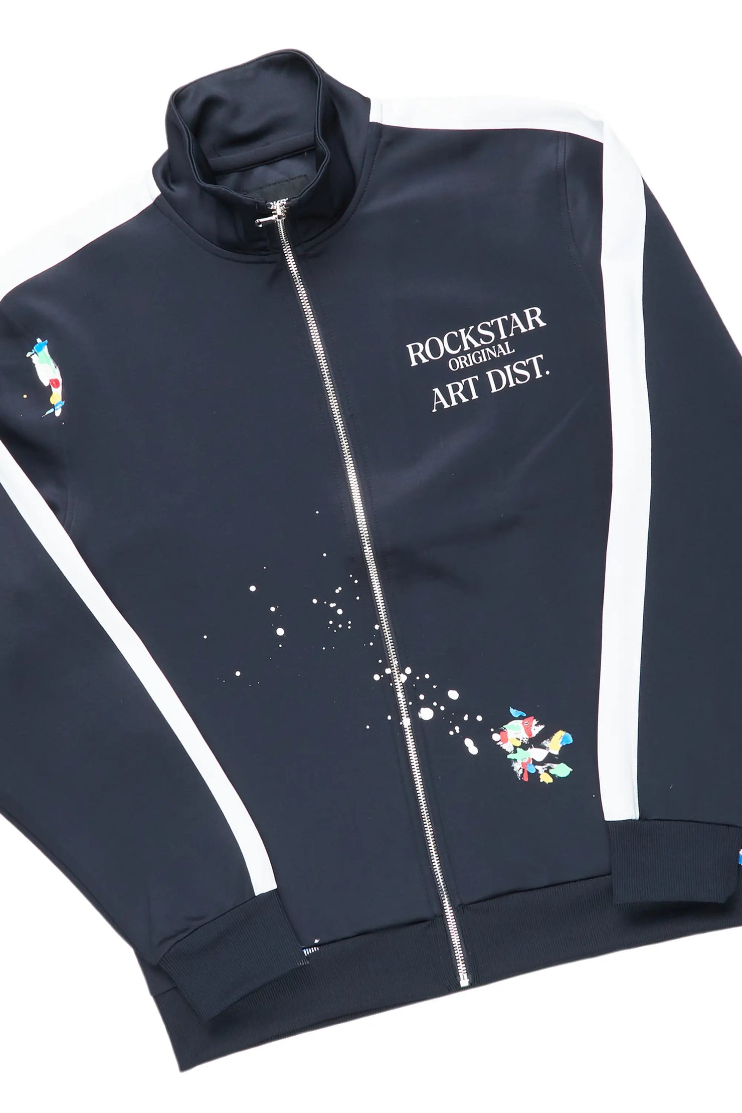 Rockstar Art Dist. Black Tricot Stacked Track Set