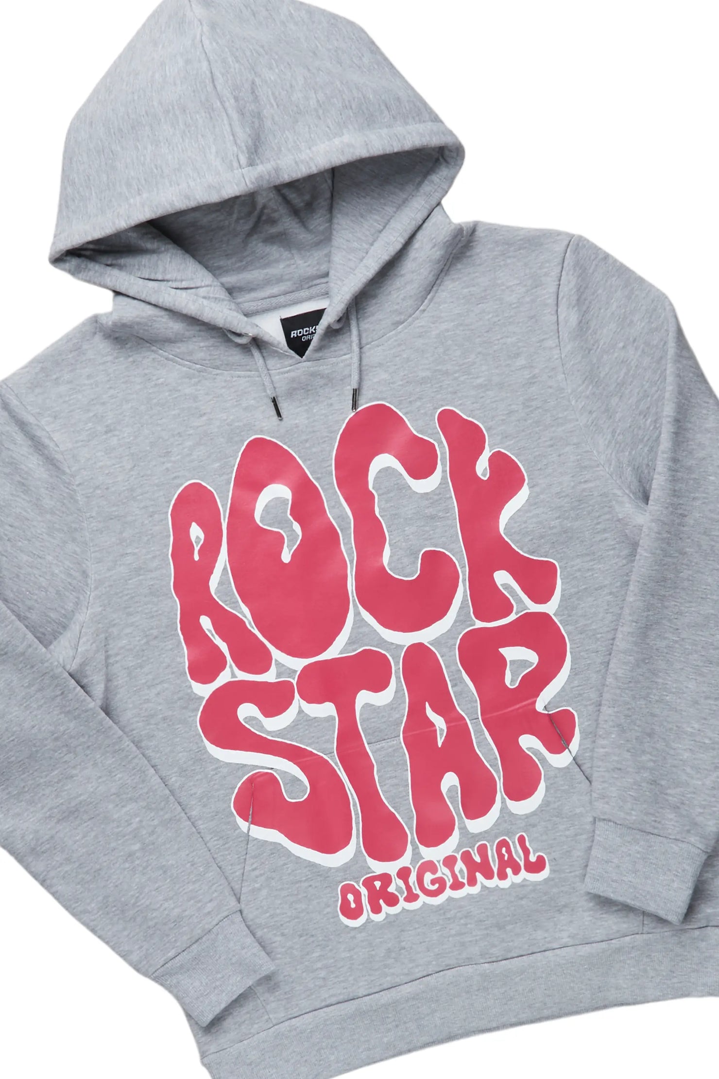 Warblen Grey/Pink Slim Fit Track Set