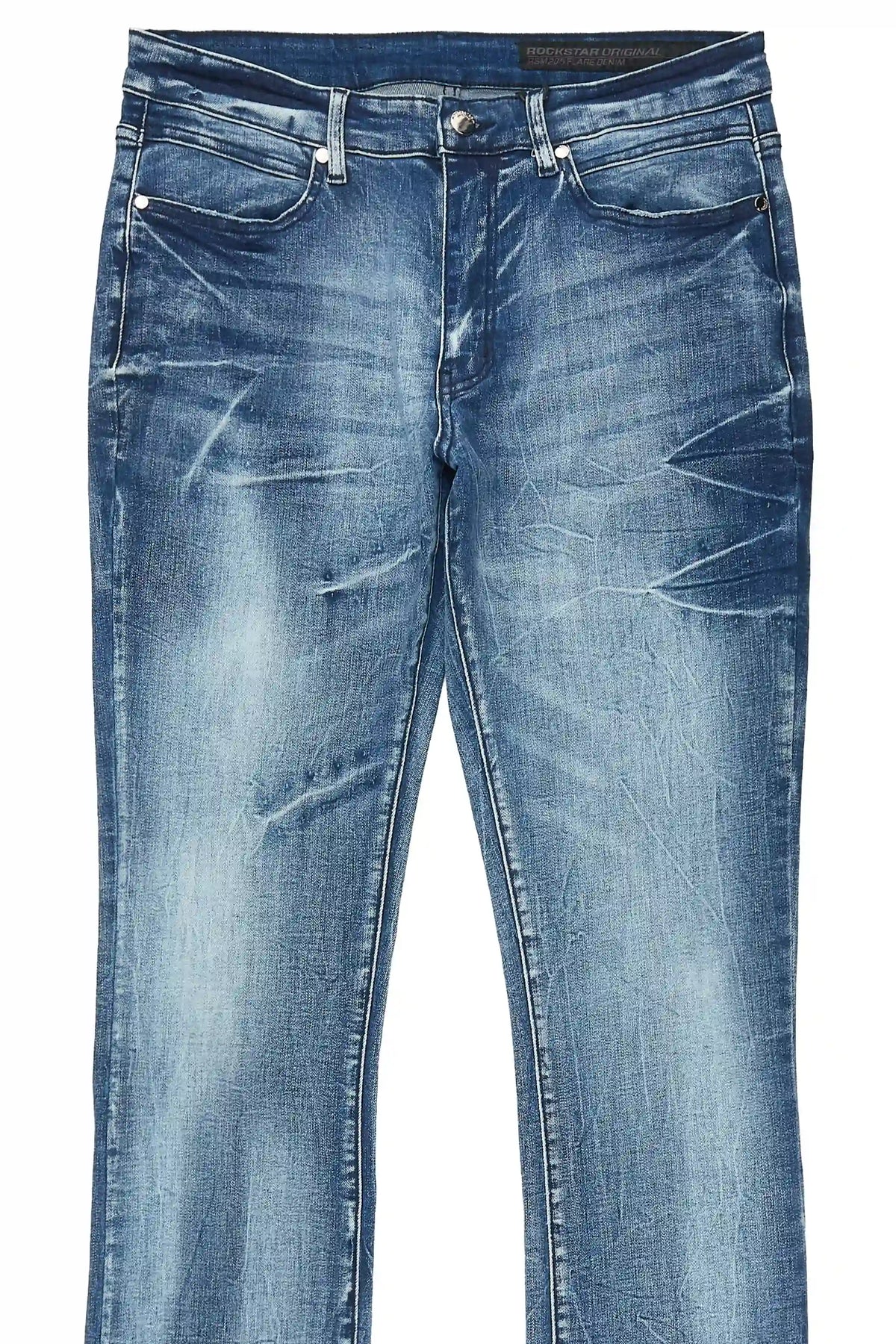 Dalo Dark Blue Stacked Jean