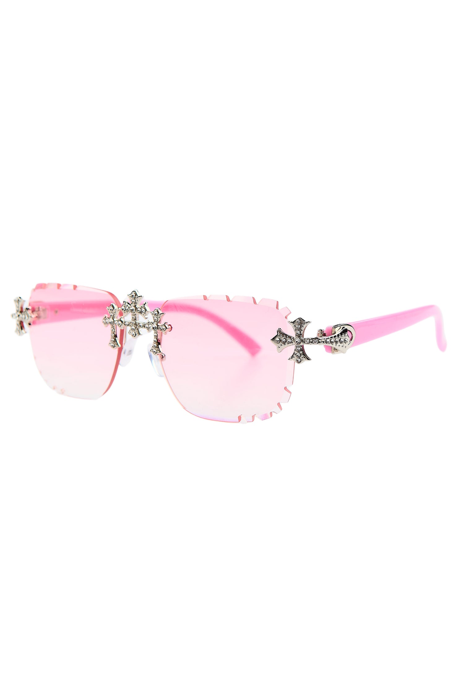 Neka Pink/Silver Sunglasses