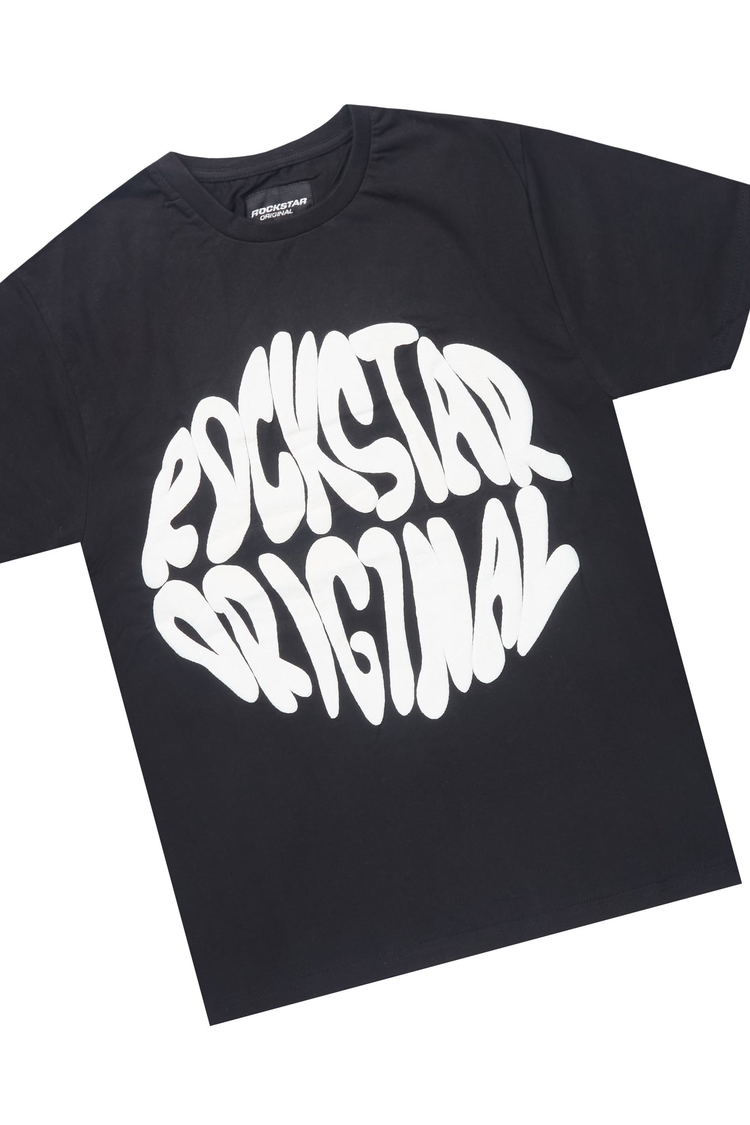 Thierry Black T-Shirt/Stacked Flare Track Set